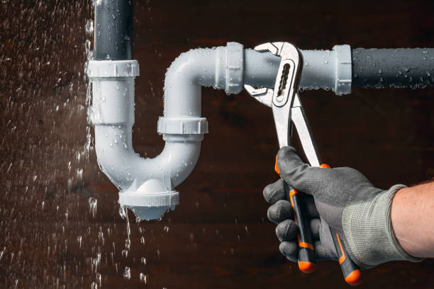 Professional Emergency Plumber technician working in Newark, IL